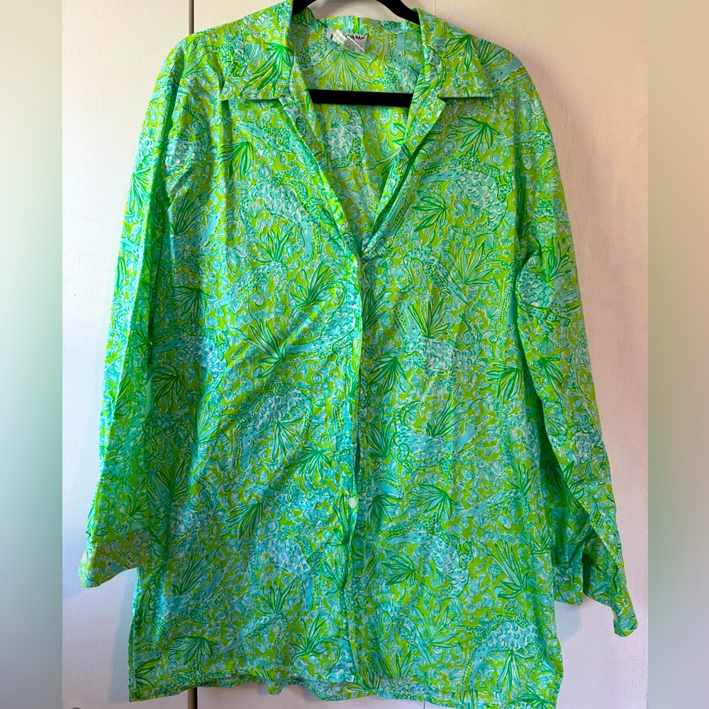 Lilly Pulitzer Top/Cover Up